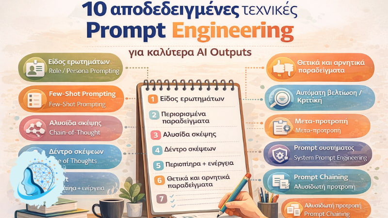 10 αποδεδειγμένες τεχνικές prompt engineering για καλύτερα AI outputs